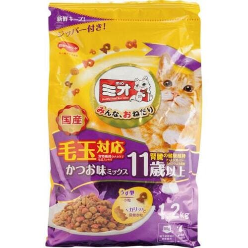 ミオ 毛玉対応 11歳以上抜群の嗜好性と価格の安さで高得点 イメージ
