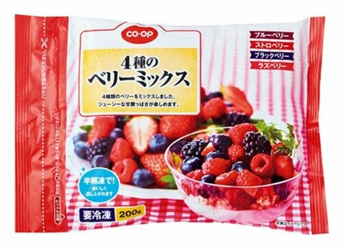 コープ:4種のベリーミックス 200g:ミックスベリー