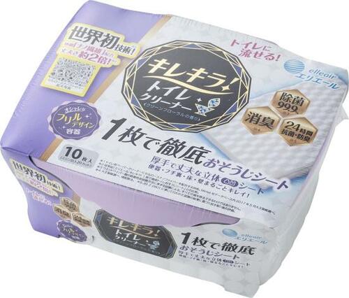 トイレの床・壁に「キレキラ!トイレクリーナー」 イメージ