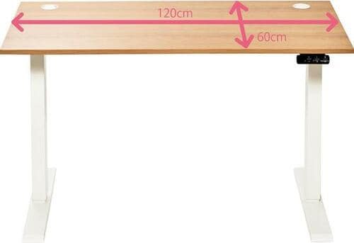ポイント4:幅120cm&スクエアなら置きやすい イメージ
