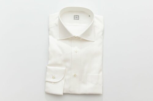 AZABU THE CUSTOM STORE ツイルワイドカラー クラシックフィット 204707