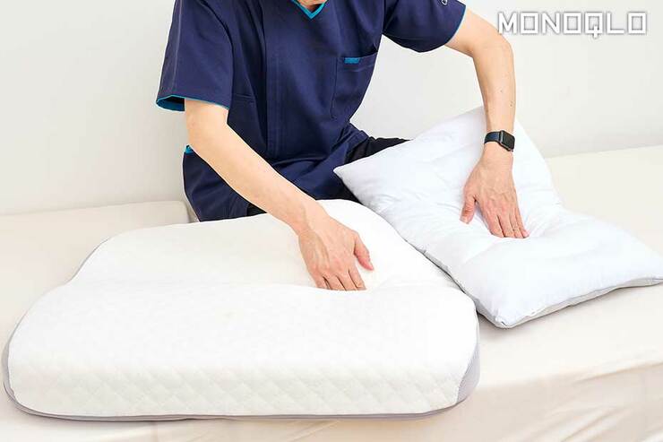 【快眠】最近人気の大きい枕っておすすめ? ベストバイの高さ調整枕と専門家が比較!(MONOQLO)