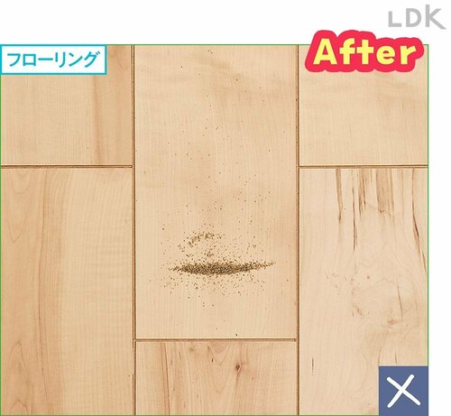 After：フローリング コードレス掃除機おすすめ イメージ