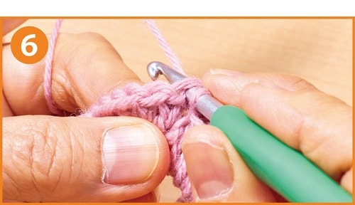 「もこもこフリルシュシュ」の編み方 イメージ7