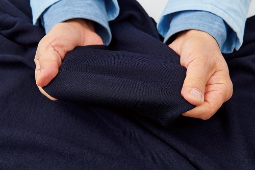 チクチクしない上質な肌触り イメージ