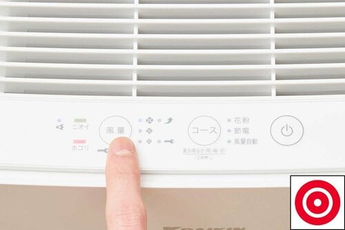 【操作性】操作パネルが上部にあって使いやすい 小型空気清浄機おすすめ イメージ