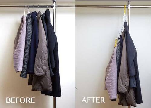 コチラもおすすめ！ 収納力を倍増させるハンガーホルダー イメージ2