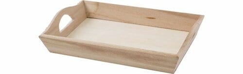 ダイソー:トレー:木製インテリア