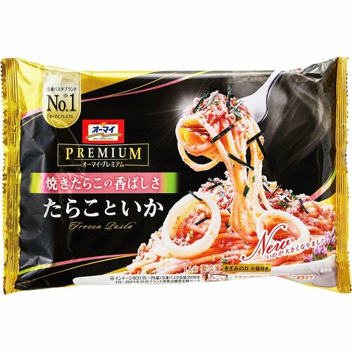 冷凍パスタおすすめ ニップン オーマイプレミアム たらこといか イメージ1