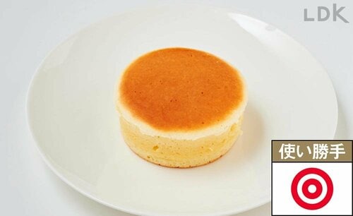 ダイソーのホットケーキ型でお店のような見た目に ホットケーキミックスおすすめ イメージ