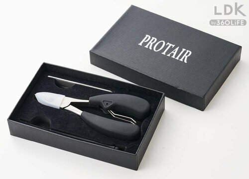 黒い箱にセットされ高級感がある 爪切りおすすめ イメージ