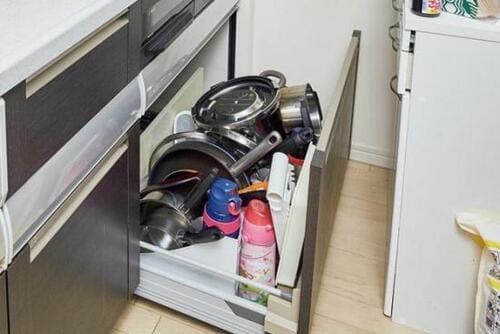 固定概念に捉われた収納方法が“ムダな動き”を増やしています イメージ2