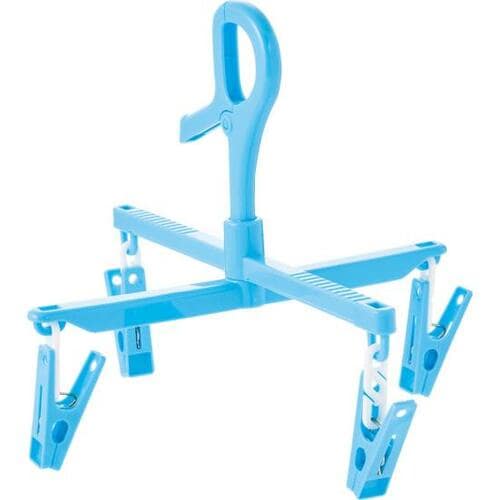 十字に開いてしっかり乾く レックのらくらくズボンハンガー イメージ