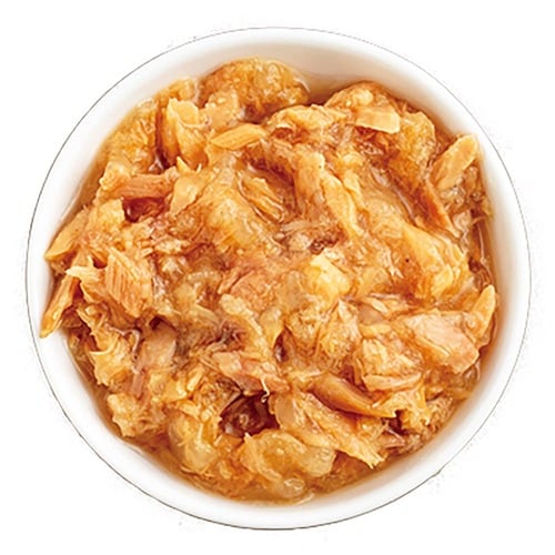 猫用ウェットフードおすすめ ペットライン 懐石 まぐろ白身 貝柱を添えて 魚介だしゼリー イメージ2