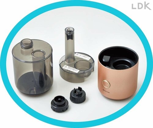 タンクの注ぎ口が小さく給水もお手入れも△ 卓上加湿器おすすめ イメージ2