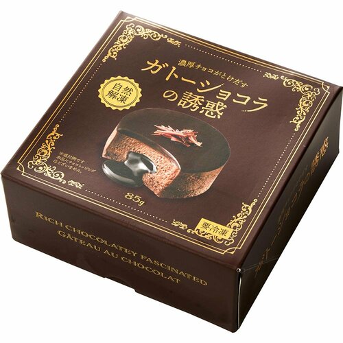 神戸物産 濃厚チョコがとけだすガトーショコラの誘惑 イメージ1