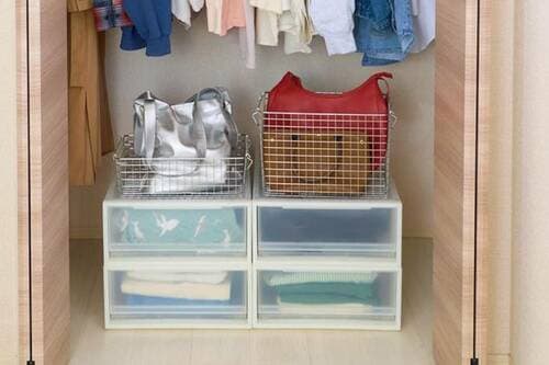 賢い衣装ケース選びで散らからないクローゼットに！ 衣装ケースおすすめ イメージ