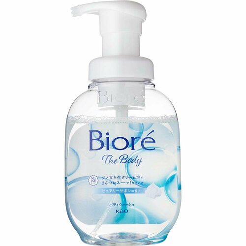 プチプラボディソープおすすめ ビオレ ザ ボディ 泡ボディウォッシュ ピュアリーサボンの香り イメージ1