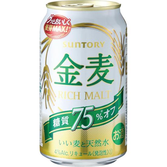 サントリービール:金麦 リッチモルト　糖質75％OFF:お酒
