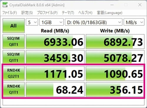 こちらも1100の大台に ps5 ssdおすすめ イメージ