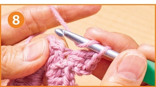 「もこもこフリルシュシュ」の編み方 イメージ9