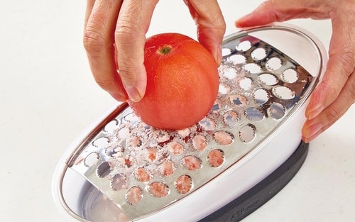 解凍術:凍ったままおろし器ですりおろして使う 野菜の冷凍保存方法おすすめ イメージ