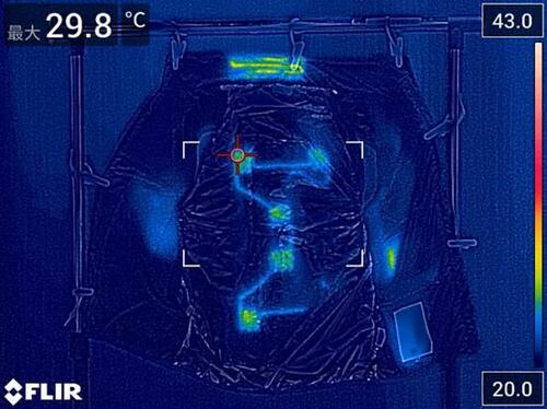 100%ダウン綿のHuiyue「電熱ベスト」 イメージ2