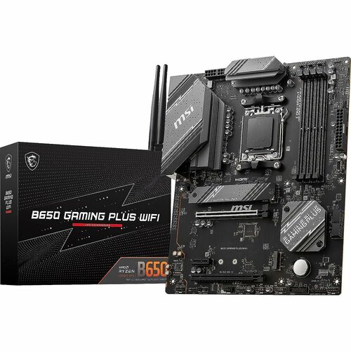マザーボードおすすめ MSI B650 GAMIG PLUS WIFI※画像はAmazonより イメージ1