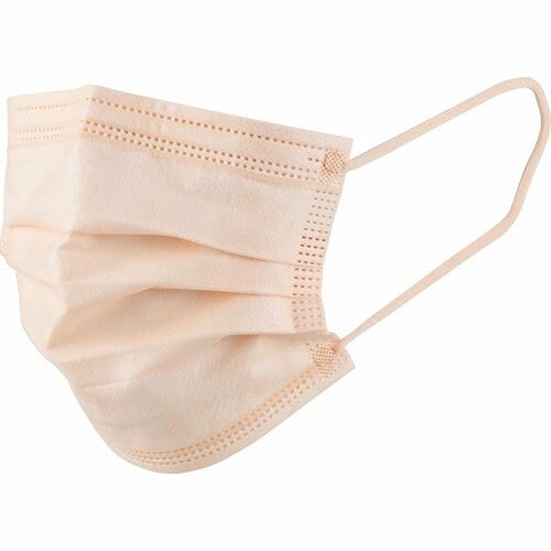 不織布マスクおすすめ CICIBELLA 血色マスク/アプリコット イメージ2