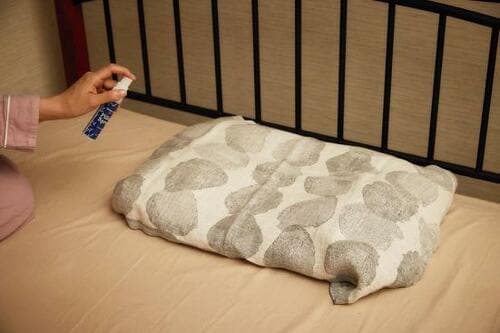 ピロースプレーの使い方 イメージ