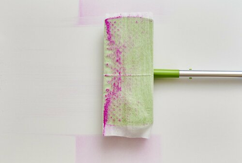 少し汚れが残ったものの、及第点といったところ ドライタイプのフローリング用掃除シートおすすめ イメージ2