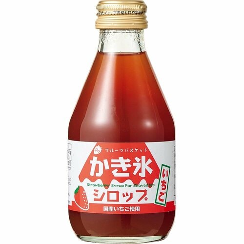 フルーツバスケット「かき氷シロップ いちご」 かき氷シロップおすすめ イメージ