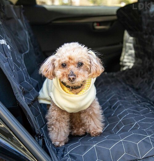 ツルツルしていなくて滑りにくい 犬用ドライブシートおすすめ イメージ