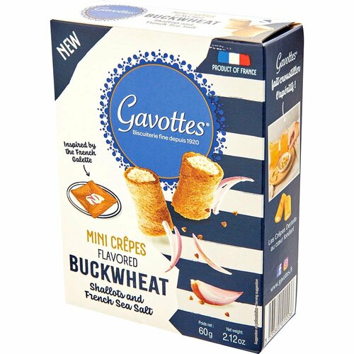 カルディおすすめ ガヴォット ミニクレープ エシャロット入りガレット イメージ