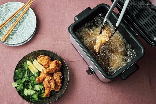 油の温度管理が絶妙でお店級のフライドチキンに! 電気フライヤーおすすめ イメージ