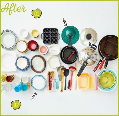 活用しきれなかった道具やお皿食材を整理してみると… イメージ2