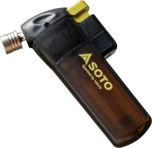 ライターをバーナー化するソト「ポケトーチ スケルトンブラック」 イメージ