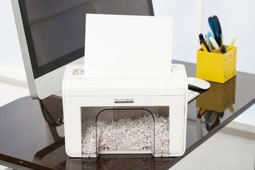 「極小裁断」でCD・DVDも対応ナカバヤシ2WAYシュレッダ イメージ6