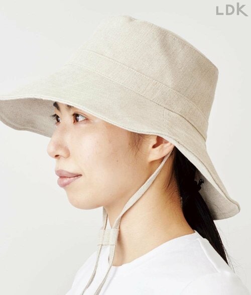 つばが広くてエレガントな印象 UVカット帽子おすすめ イメージ