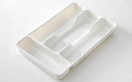 セリア:整理トレー ホワイト:収納