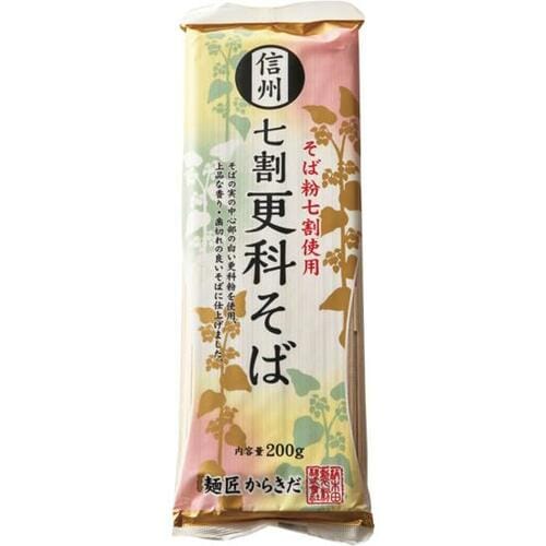 柄木田製粉:信州七割更科そば:レトルト食品