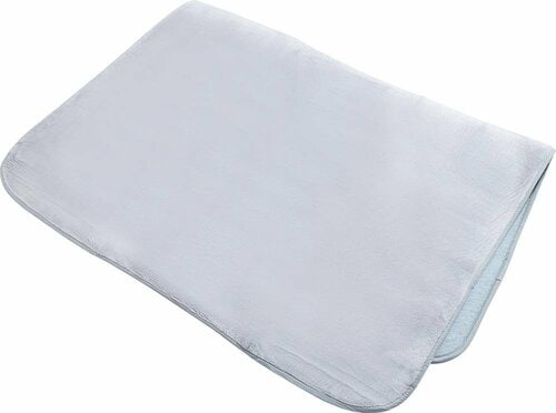 ニトリ「ふっくらウレタン入り 保湿＋吸湿発熱＋蓄熱ラグ（NW-SP GY n 130X185 RW06）」 イメージ