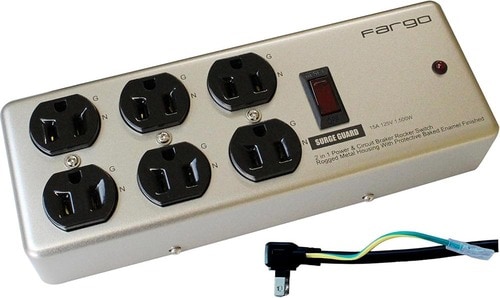 【電源タップ】fargo「STEEL TAP  6個口」 Amazonプライムデーセールアイテムおすすめ イメージ
