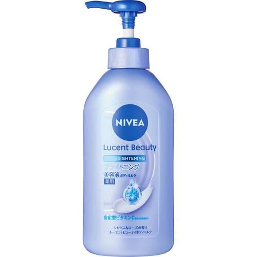 ボディミルクおすすめ ニベア ルーセントビューティ シルクブライトニング ブライトニング美容液ボディミルク イメージ