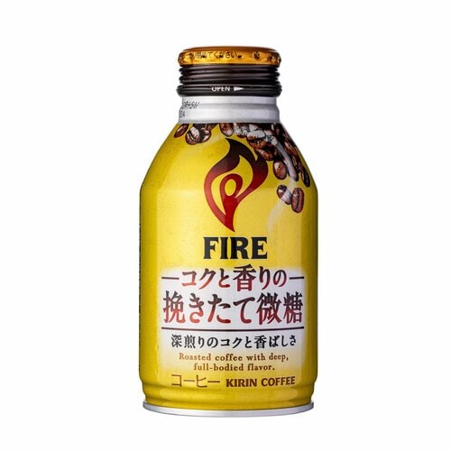 微糖ペットボトル・缶コーヒーおすすめ キリン ファイア コクと香りの挽きたて微糖 イメージ