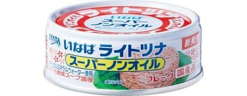 いなば食品:ライトツナ スーパーノンオイル 3缶:缶詰