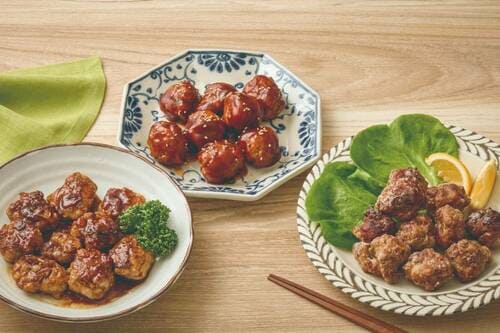 唐揚げ、肉団子、ステーキなどバリエ広がる! イメージ