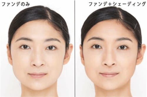 シェーディングありとなしでは印象が変わる！ シェーディングおすすめ イメージ