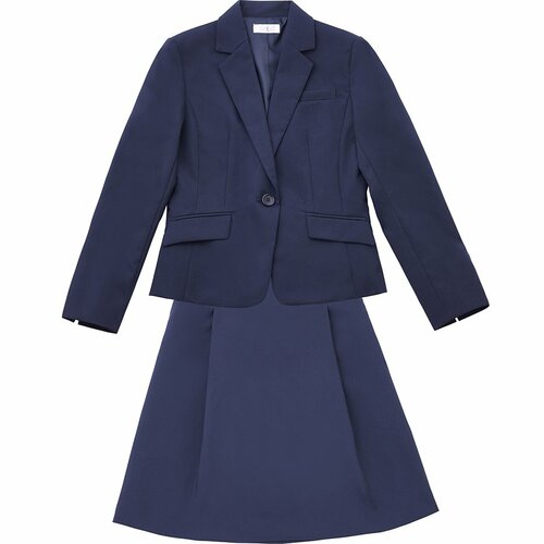 セレモニースーツおすすめ ニッセン タックフレアスカートスーツ(テーラードジャケット+ポケット付スカート) イメージ1