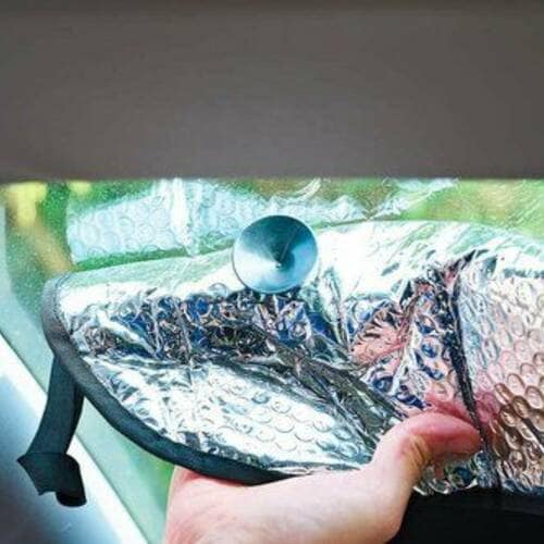 車用サンシェードおすすめ DCM アルミサンシェード ドライブレコーダー 対応 Mサイズ イメージ3
